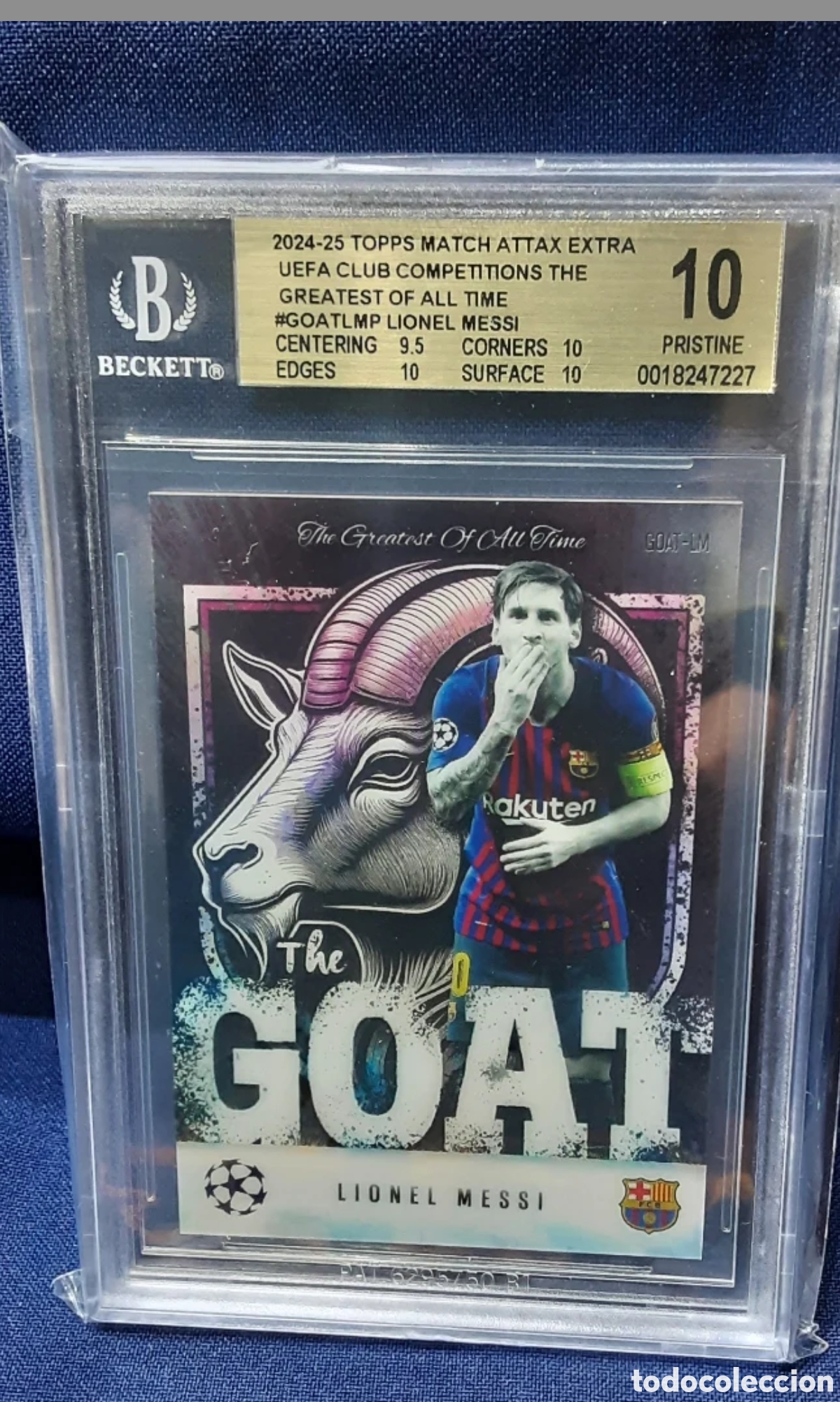 Cromos de f&uacute;tbol: Lionel Messi Fc Barcelona GOAT