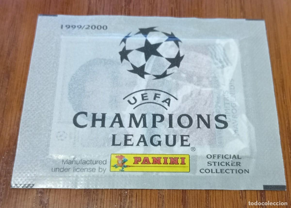Cromos de f&uacute;tbol: DIF&Iacute;CIL Sobre sin abrir cromos stickers UEFA CHAMPIONS LEAGUE 1999 2000. F&uacute;tbol PANINI