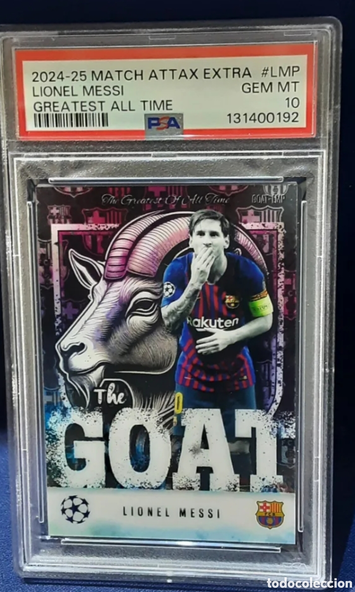 Cromos de f&uacute;tbol: Lionel Messi Fc Barcelona The GOAT