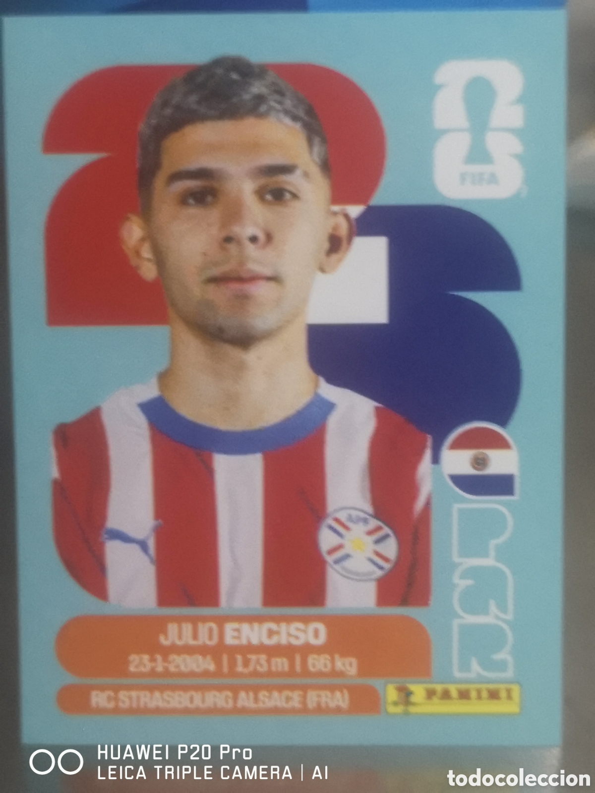 Cromos de f&uacute;tbol: FIFA WORLD CUP MUNDIAL 2026 JULIO ENCISO - PAR 15