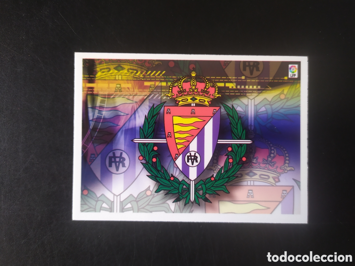 Cromos de f&uacute;tbol: Mundicromo ediciones estadio 2007 2008 07 08 escudo check list final n&deg; 307 Valladolid