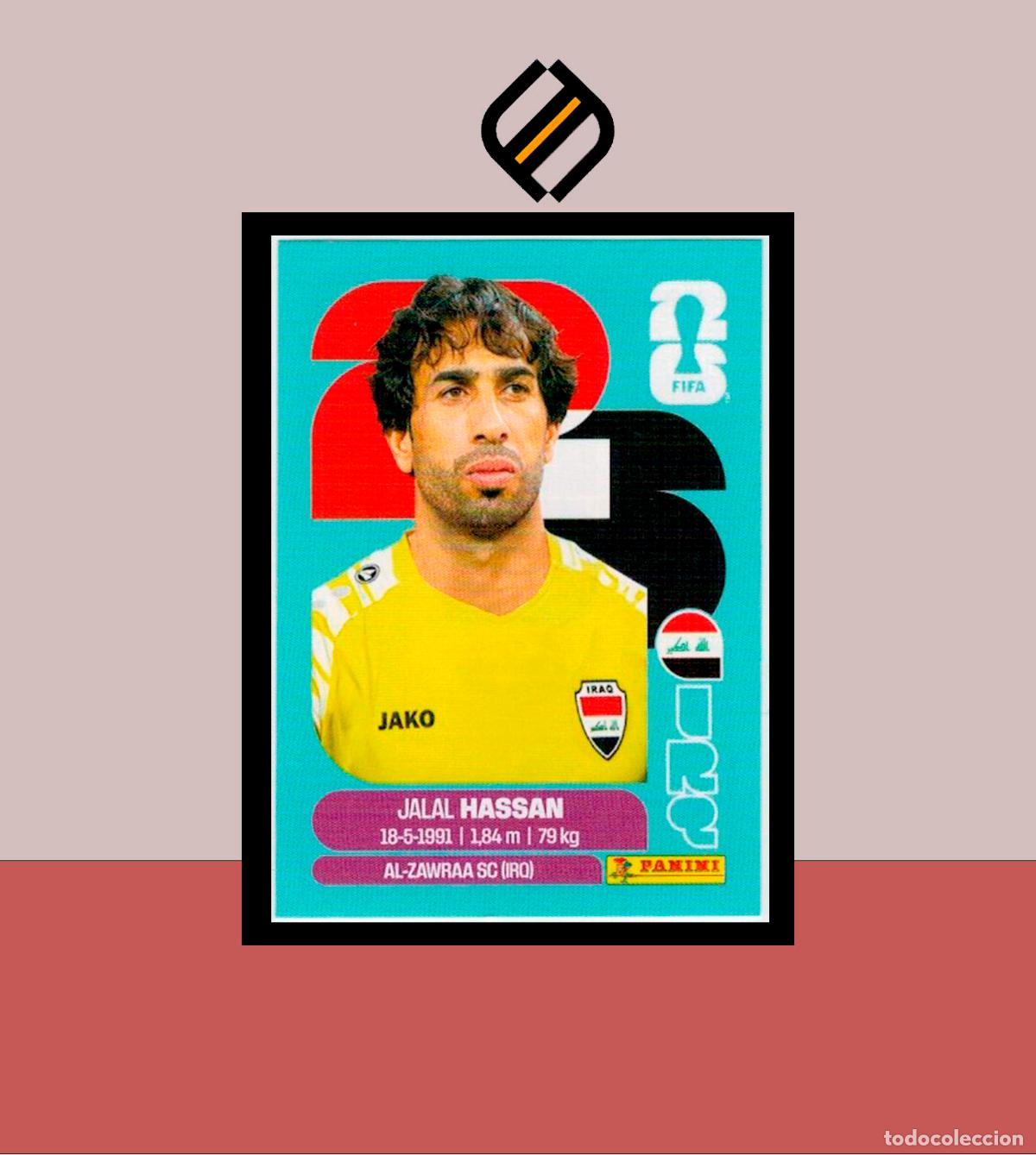 Cromos de f&uacute;tbol: PANINI FIFA CLUB WORLD CUP 2026 26 IRQ 2 JALAL HASSAN IRAQ STICKER MUNDIAL MEX CAN USA LIGA