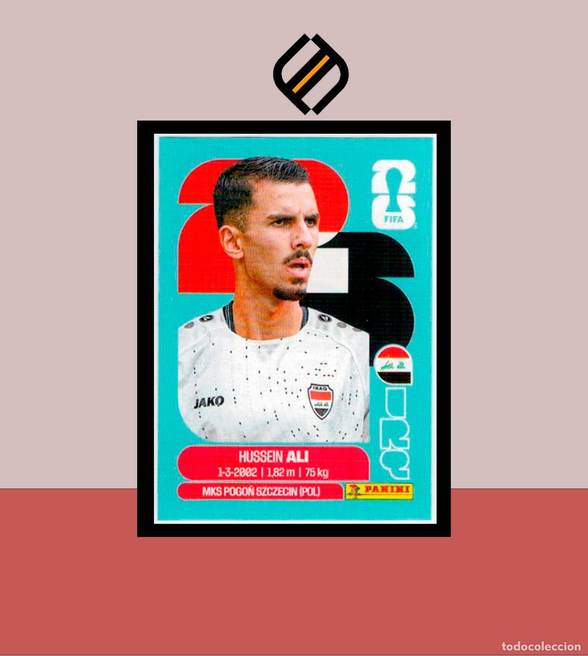 Cromos de f&uacute;tbol: PANINI FIFA CLUB WORLD CUP 2026 26 IRQ 4 HUSSEIN ALI IRAQ STICKER MUNDIAL MEX CAN USA LIGA