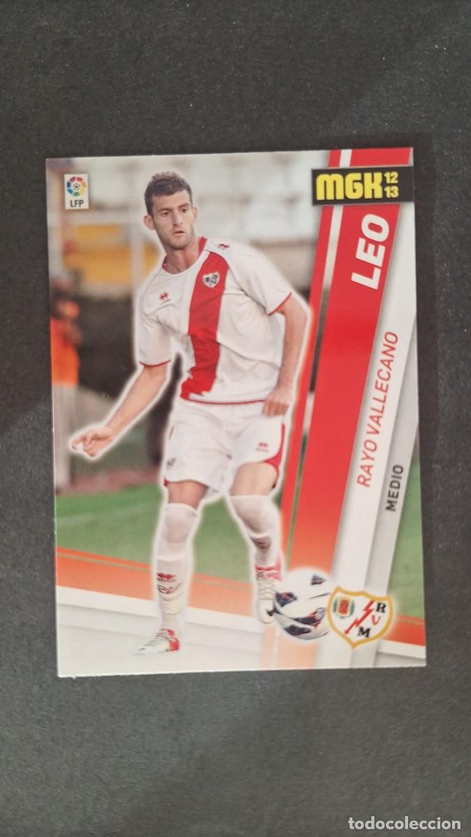 Cromos de f&uacute;tbol: L1 LEO RAYO VALLECANO NUEVA FICHA 261 BIS PANINI MEGACRACKS 2012 2013 12 13