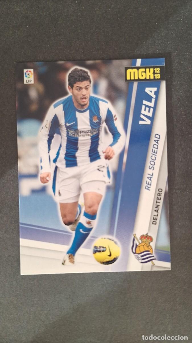 Cromos de f&uacute;tbol: L1 VELA REAL SOCIEDAD NUEVA FICHA 288 BIS PANINI MEGACRACKS 2012 2013 12 13