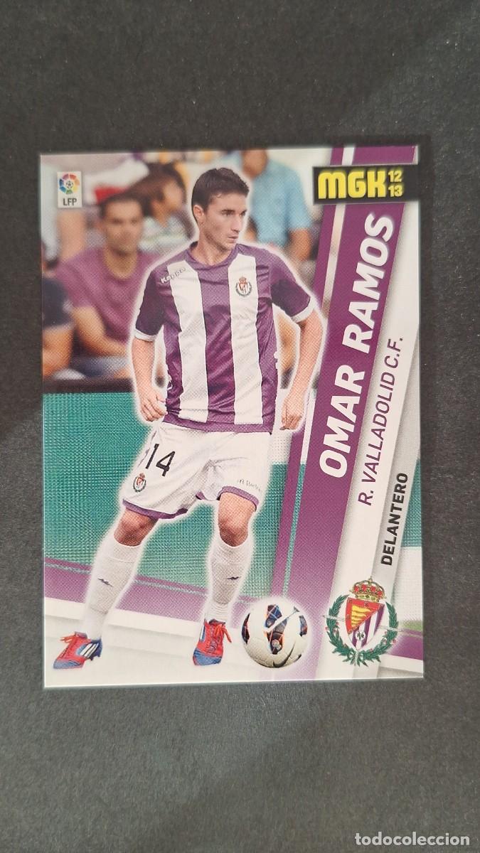 Cromos de f&uacute;tbol: L1 OMAR RAMOS REAL VALLADOLID NUEVA FICHA 339 BIS PANINI MEGACRACKS 2012 2013 12 13
