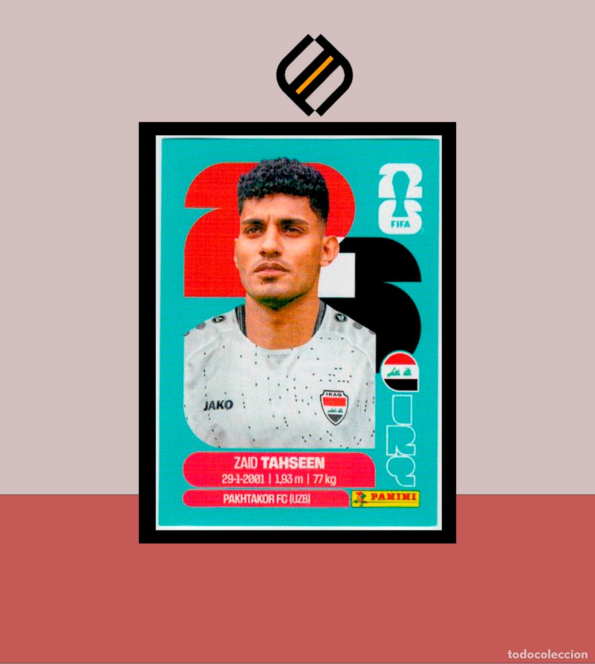 Cromos de f&uacute;tbol: PANINI FIFA CLUB WORLD CUP 2026 26 IRQ 7 ZAID TAHSEEN IRAQ STICKER MUNDIAL MEX CAN USA LIGA