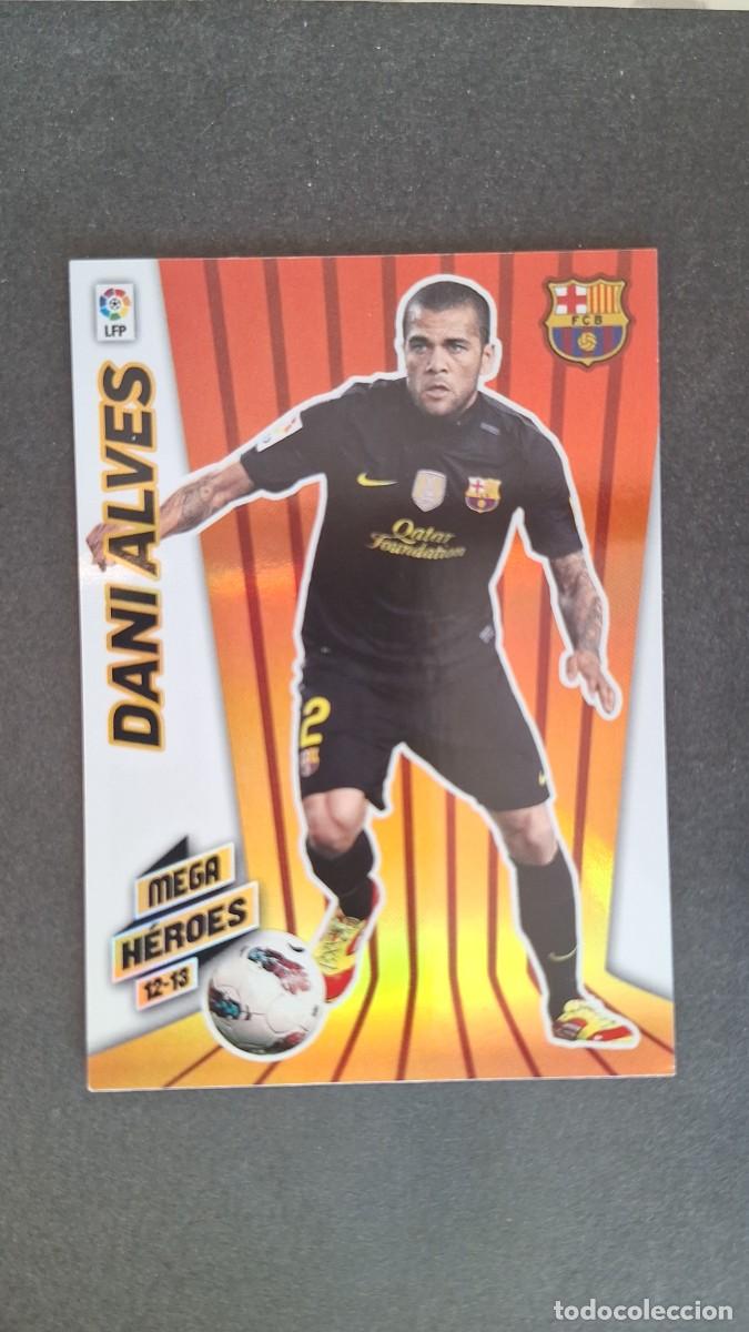 Cromos de f&uacute;tbol: L1 DANI ALVES F. C. BARCELONA MEGA HEROES 367 PANINI MEGACRACKS 2012 2013 12 13