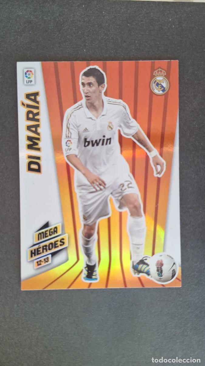 Cromos de f&uacute;tbol: L1 DI MARIA REAL MADRID MEGA HEROES 368 PANINI MEGACRACKS 2012 2013 12 13