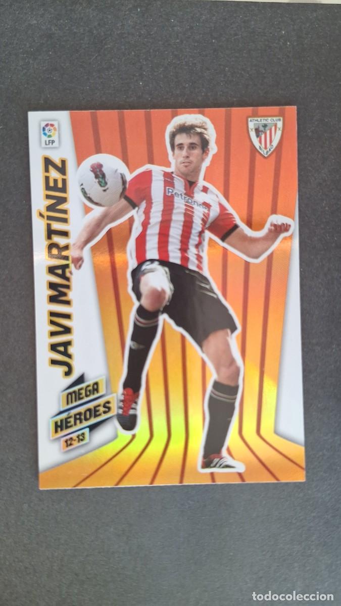 Cromos de f&uacute;tbol: L1 JAVI MARTINEZ ATHLETIC CLUB DE BILBAO MEGA HEROES 371 PANINI MEGACRACKS 2012 2013 12 13