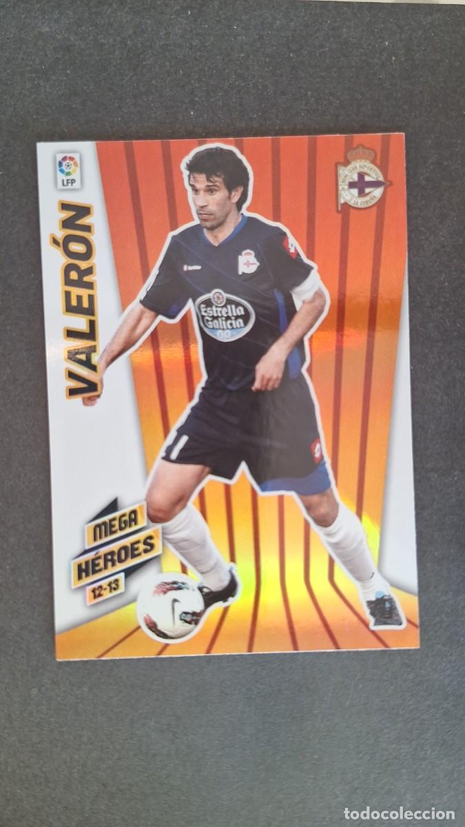 Cromos de f&uacute;tbol: L1 VALERON DEPORTIVO DE LA CORU&Ntilde;A MEGA HEROES 383 PANINI MEGACRACKS 2012 2013 12 13