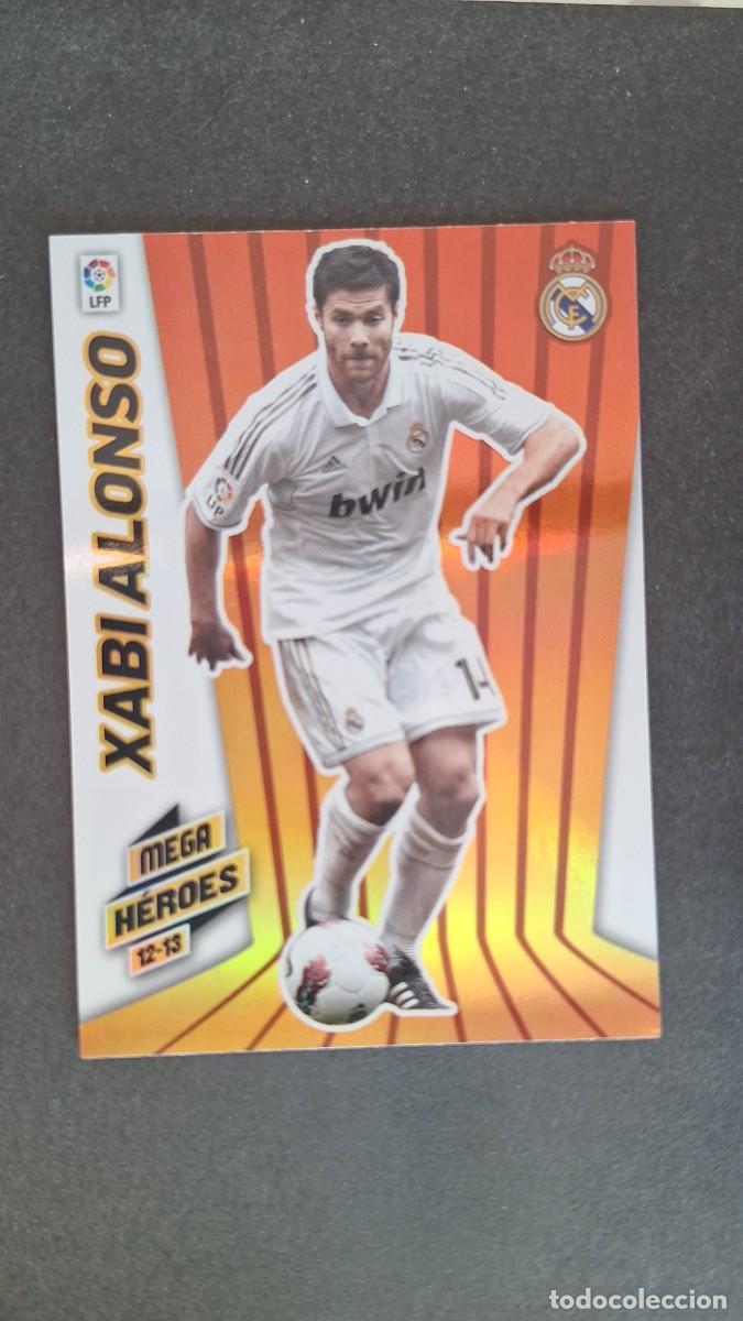 Cromos de f&uacute;tbol: L1 XABI ALONSO REAL MADRID MEGA HEROES 386 PANINI MEGACRACKS 2012 2013 12 13