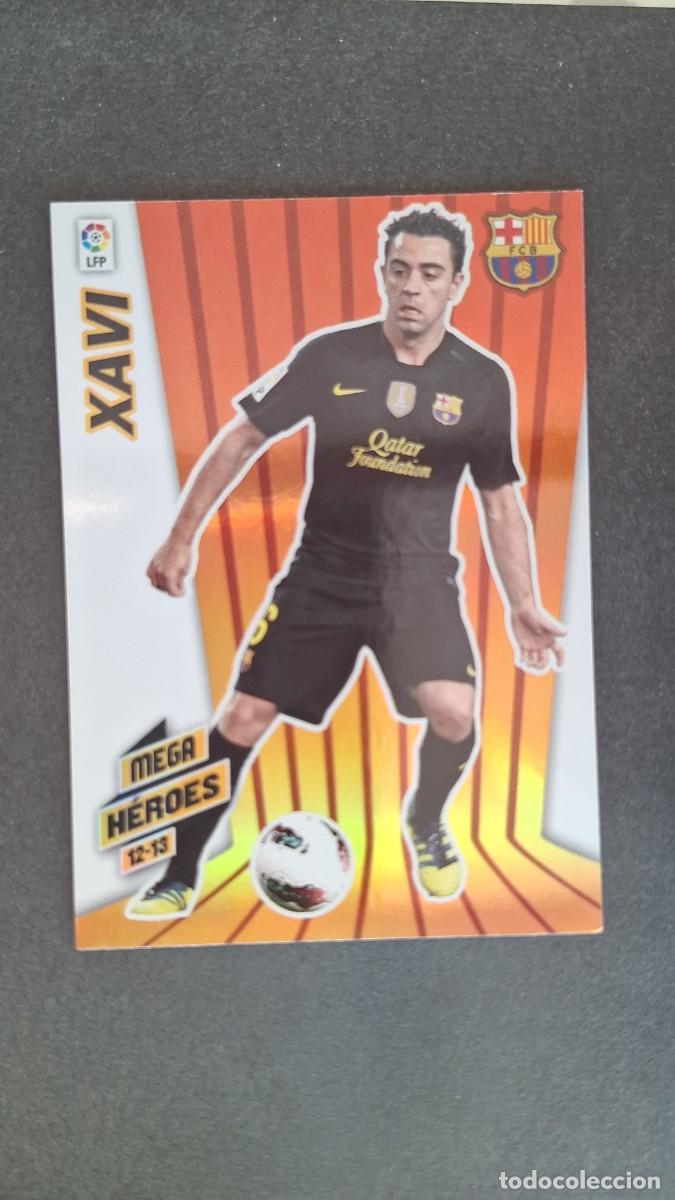 Cromos de f&uacute;tbol: L1 XAVI F. C. BARCELONA MEGA HEROES 387 PANINI MEGACRACKS 2012 2013 12 13
