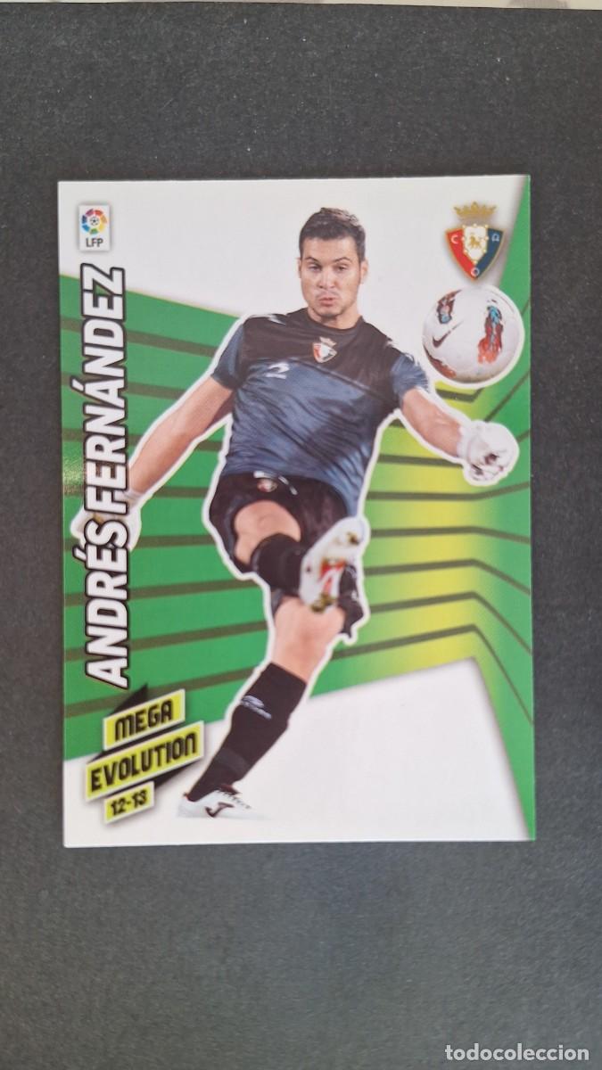 Cromos de f&uacute;tbol: L1 ANDRES FERNANDEZ C. A. OSASUNA MEGA EVOLUTION 389 PANINI MEGACRACKS 2012 2013 12 13