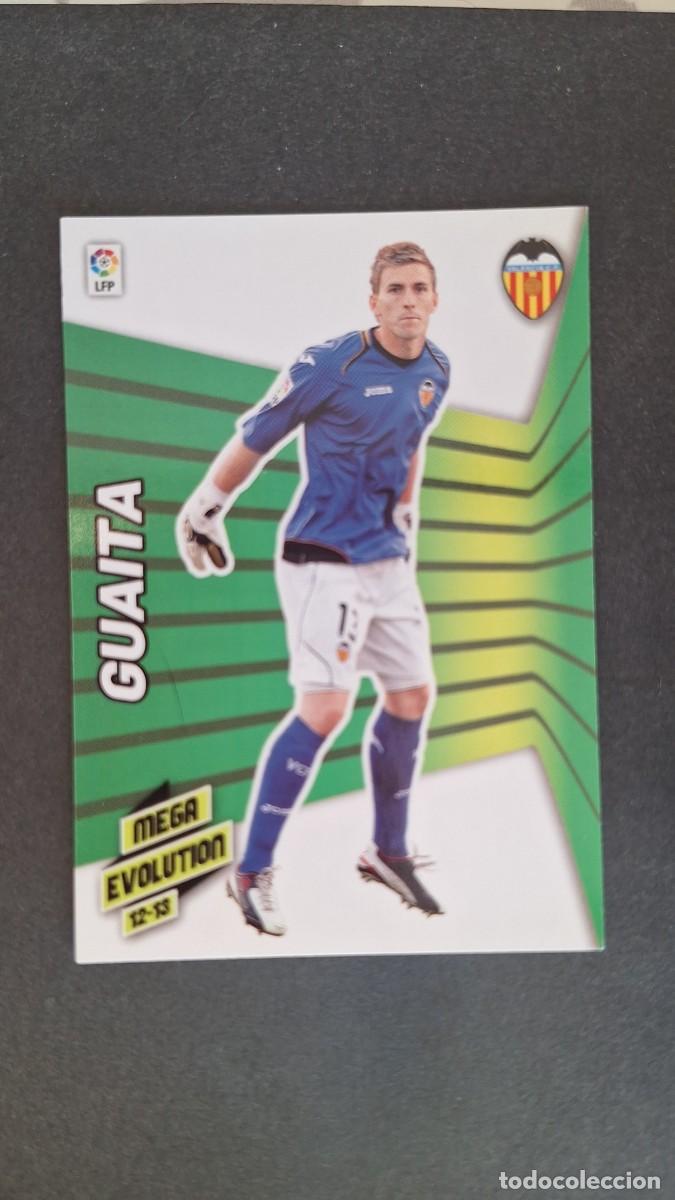 Cromos de f&uacute;tbol: L1 GUAITA VALENCIA C. F. MEGA EVOLUTION 393 PANINI MEGACRACKS 2012 2013 12 13