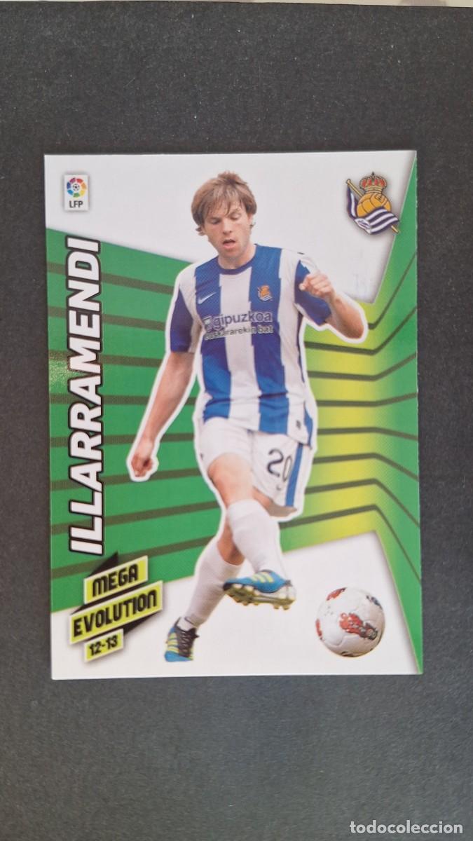 Cromos de f&uacute;tbol: L1 ILLARRAMENDI REAL SOCIEDAD MEGA EVOLUTION 395 PANINI MEGACRACKS 2012 2013 12 13