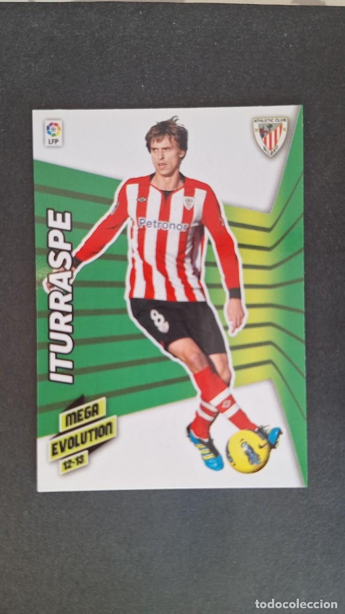 Cromos de f&uacute;tbol: L1 ITURRASPE ATHLETIC CLUB DE BILBAO MEGA EVOLUTION 398 PANINI MEGACRACKS 2012 2013 12 13
