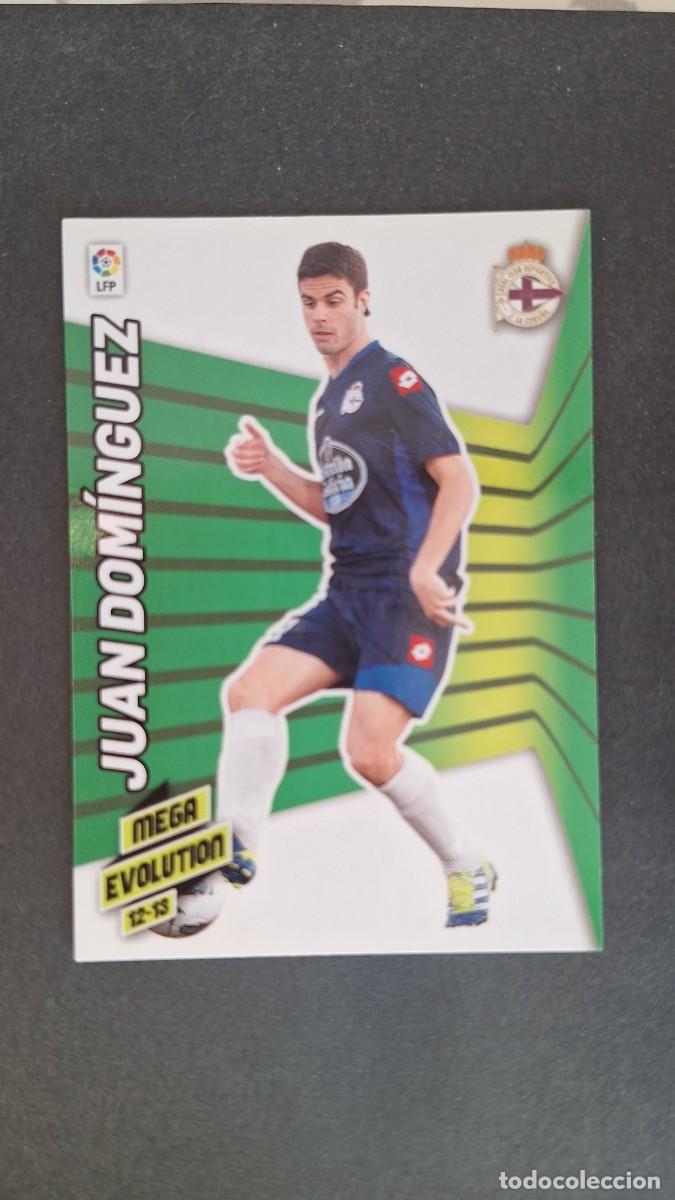 Cromos de f&uacute;tbol: L1 JUAN DOMINGUEZ DEPORTIVO DE LA CORU&Ntilde;A MEGA EVOLUTION 399 PANINI MEGACRACKS 2012 2013 12 13