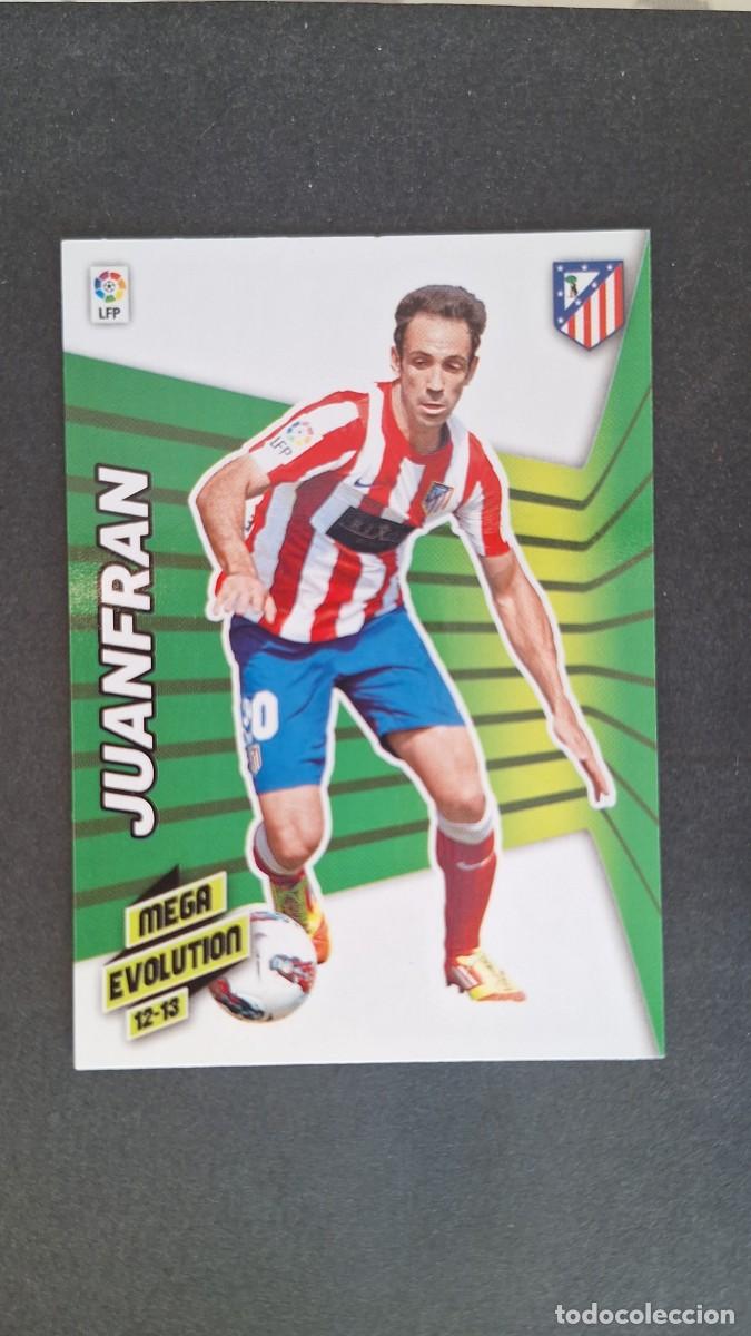 Cromos de f&uacute;tbol: L1 JUANFRAN ATLETICO DE MADRID MEGA EVOLUTION 400 PANINI MEGACRACKS 2012 2013 12 13
