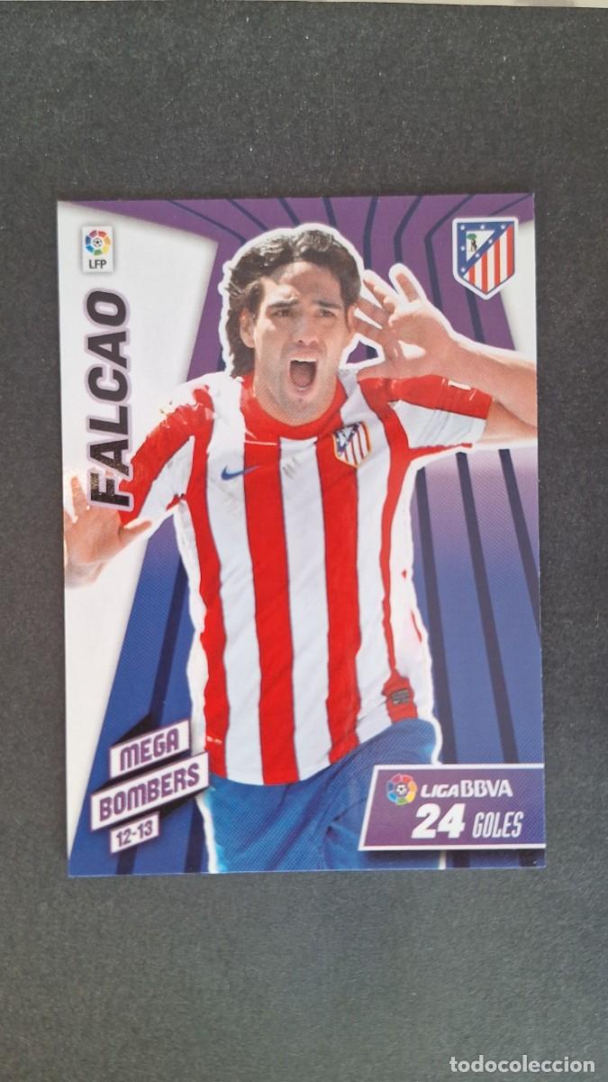 Cromos de f&uacute;tbol: L1 FALCAO ATLETICO DE MADRID MEGA BOMBERS 409 PANINI MEGACRACKS 2012 2013 12 13