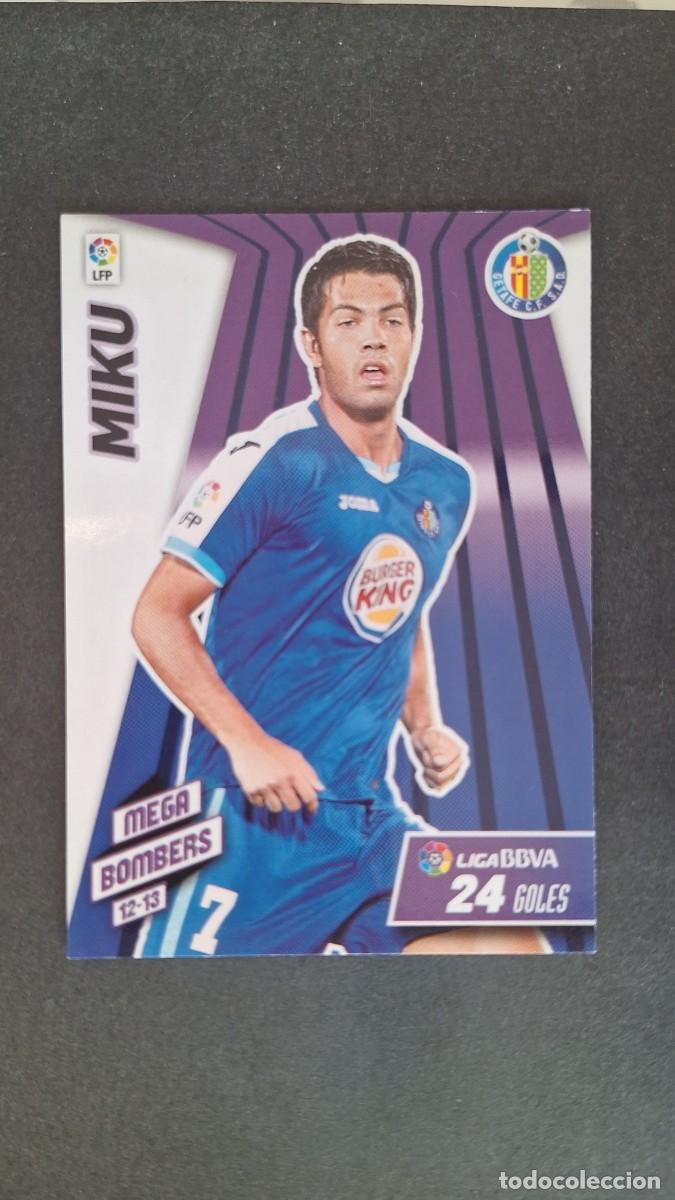 Cromos de f&uacute;tbol: L1 MIKU GETAFE C. F. MEGA BOMBERS 415 PANINI MEGACRACKS 2012 2013 12 13