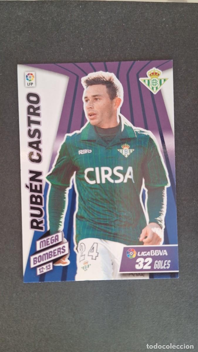 Cromos de f&uacute;tbol: L1 RUBEN CASTRO REAL BETIS BALOMPIE MEGA BOMBERS 419 PANINI MEGACRACKS 2012 2013 12 13