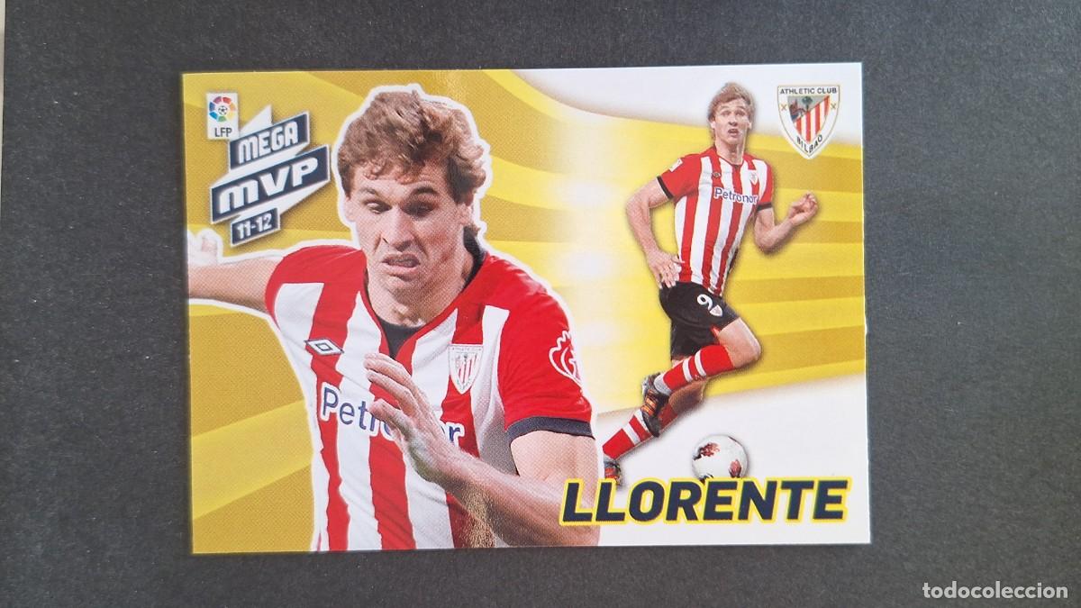 Cromos de f&uacute;tbol: L1 LLORENTE ATHLETIC CLUB DE BILBAO MEGA MVP 11 12 422 PANINI MEGACRACKS 2012 2013 12 13