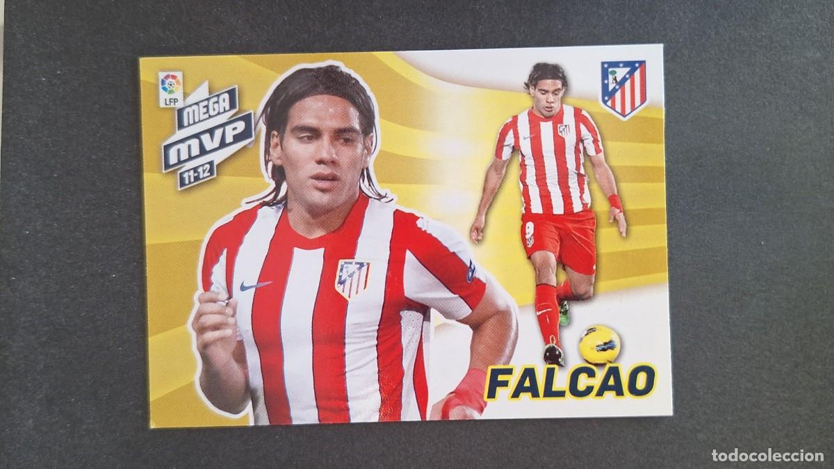 Cromos de f&uacute;tbol: L1 FALCAO ATLETICO DE MADRID MEGA MVP 11 12 423 PANINI MEGACRACKS 2012 2013 12 13