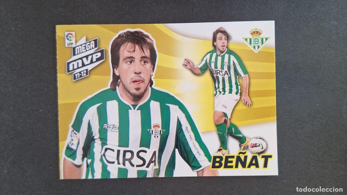 Cromos de f&uacute;tbol: L1 BE&Ntilde;AT REAL BETIS BALOMPIE MEGA MVP 11 12 425 PANINI MEGACRACKS 2012 2013 12 13