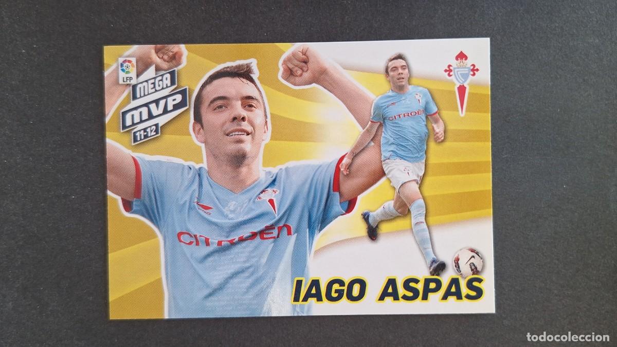 Cromos de f&uacute;tbol: L1 IAGO ASPAS CELTA DE VIGO MEGA MVP 11 12 426 PANINI MEGACRACKS 2012 2013 12 13