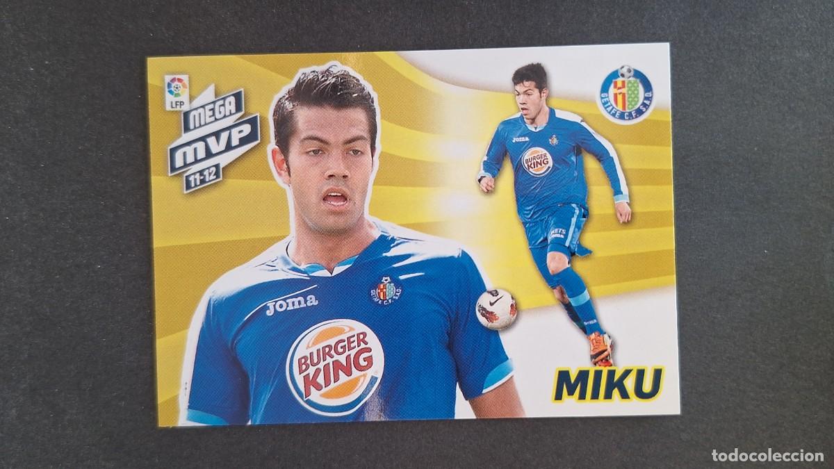Cromos de f&uacute;tbol: L1 MIKU GETAFE C. F. MEGA MVP 11 12 429 PANINI MEGACRACKS 2012 2013 12 13