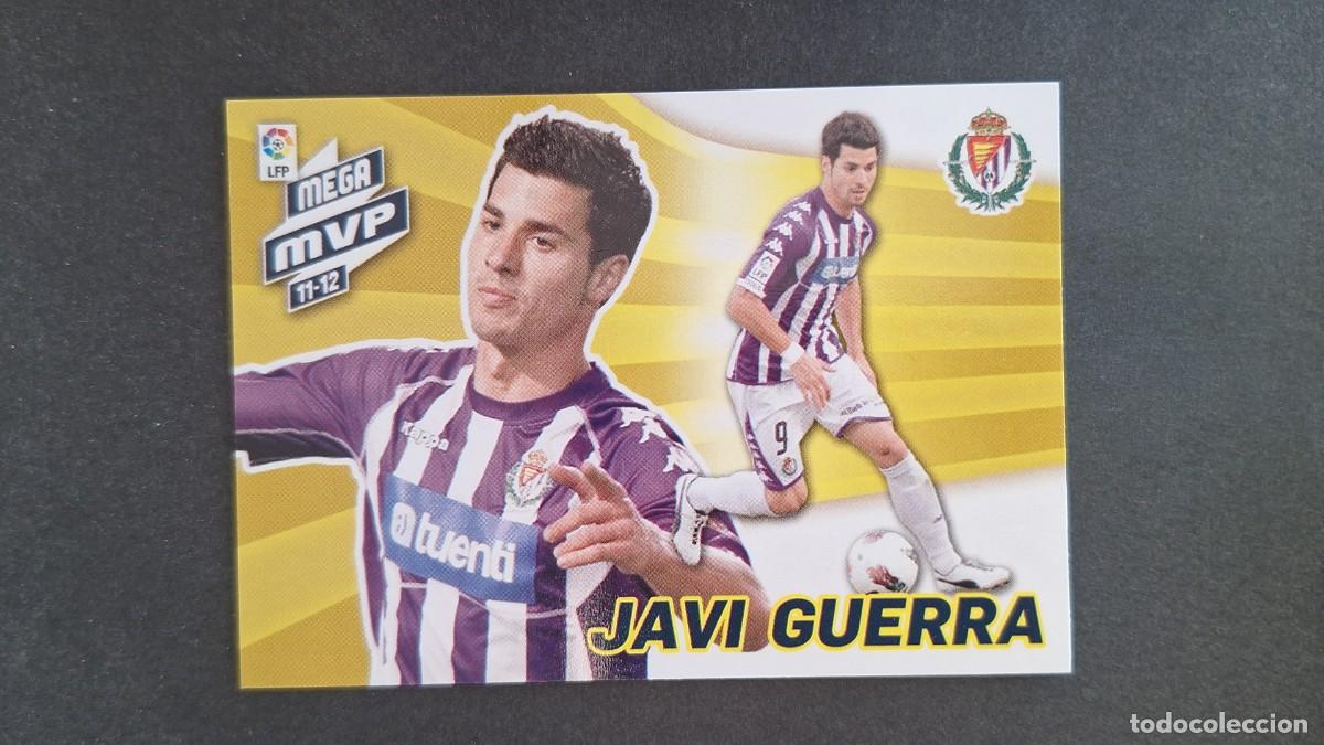 Cromos de f&uacute;tbol: L1 JAVI GUERRA REAL VALLADOLID MEGA MVP 11 12 440 PANINI MEGACRACKS 2012 2013 12 13