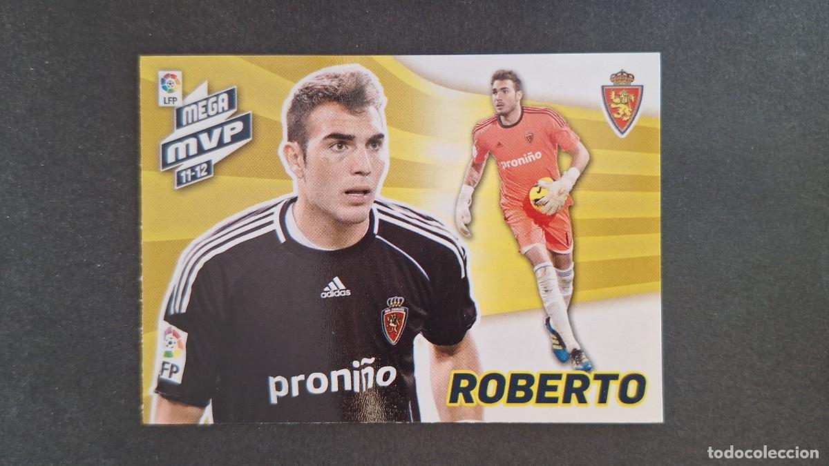 Cromos de f&uacute;tbol: L1 ROBERTO REAL ZARAGOZA MEGA MVP 11 12 441 PANINI MEGACRACKS 2012 2013 12 13