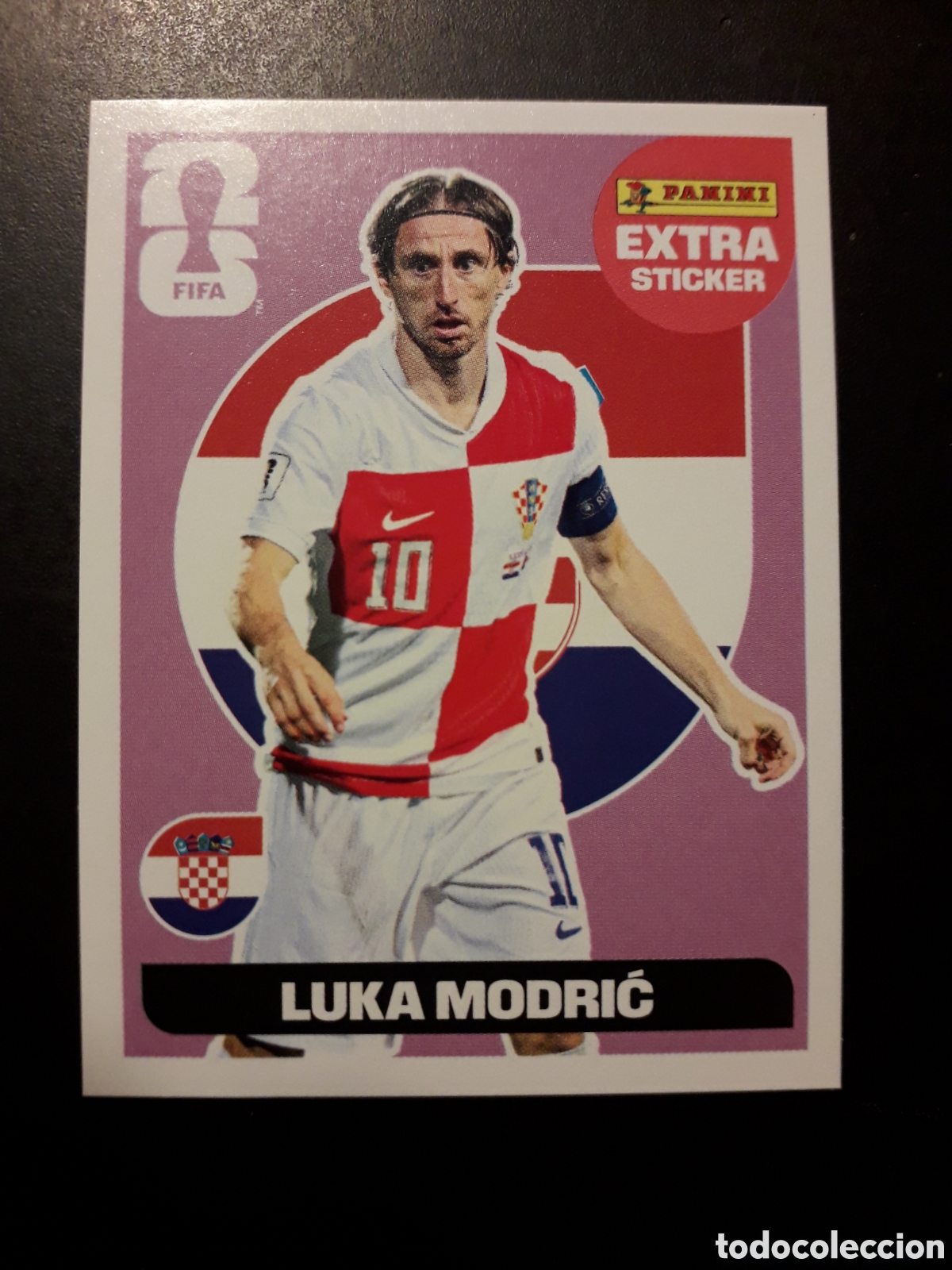 Cromos de f&uacute;tbol: MODRIC CROACIA EXTRA STICKER MUNDIAL F&Uacute;TBOL 2026 FIFA WORLD CUP PANINI SIN PEGAR PEDIDO M&Iacute;NIMO 3&euro;.