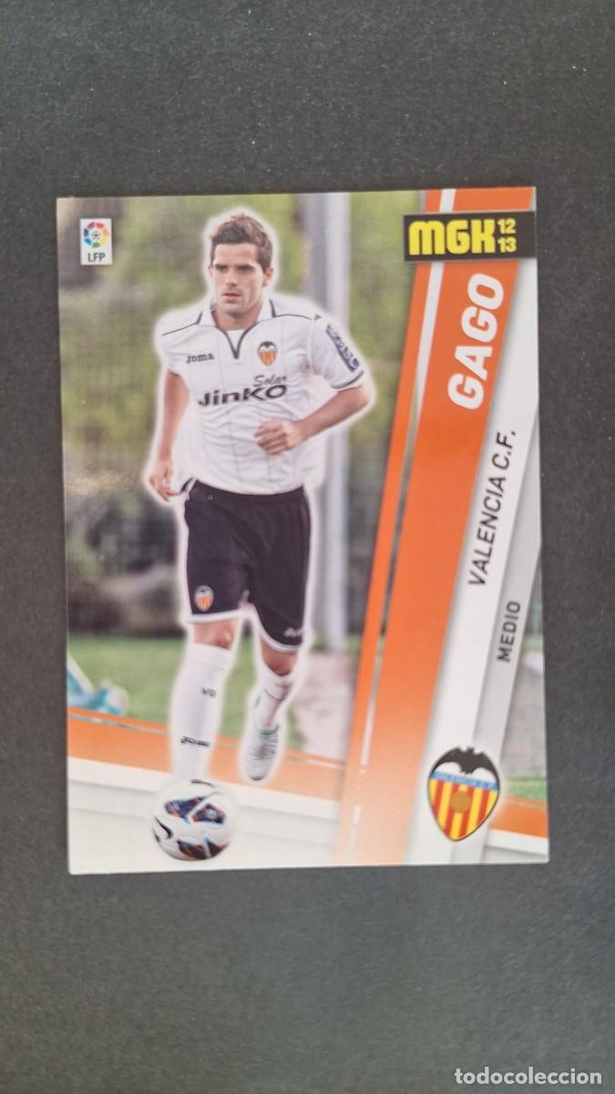 Cromos de f&uacute;tbol: L1 GAGO VALENCIA C. F. NUEVO FICHAJE 454 PANINI MEGACRACKS 2012 2013 12 13