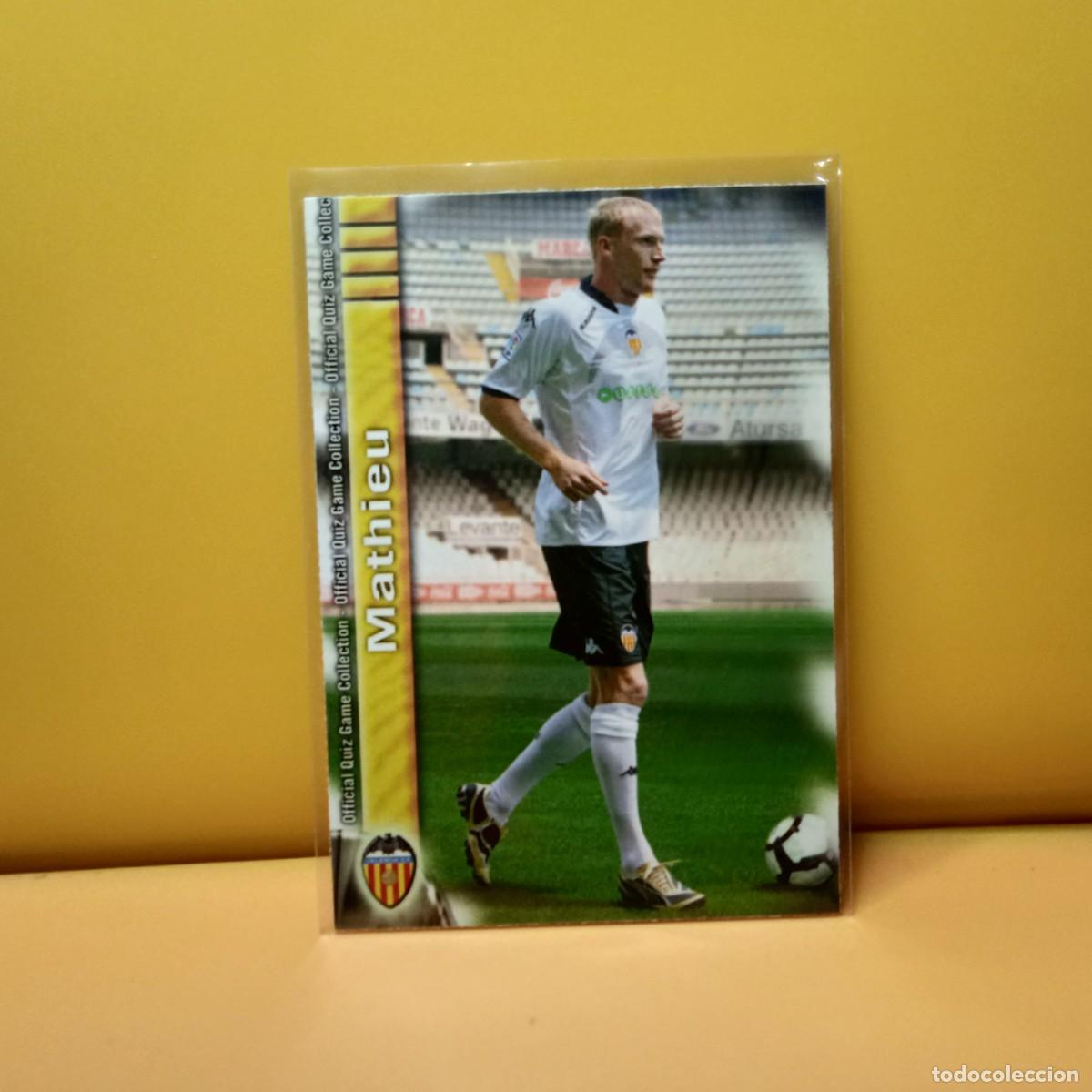 Cromos de f&uacute;tbol: MUNDICROMO 2009 2010 09 10 VALENCIA C.F MATHIEU 653