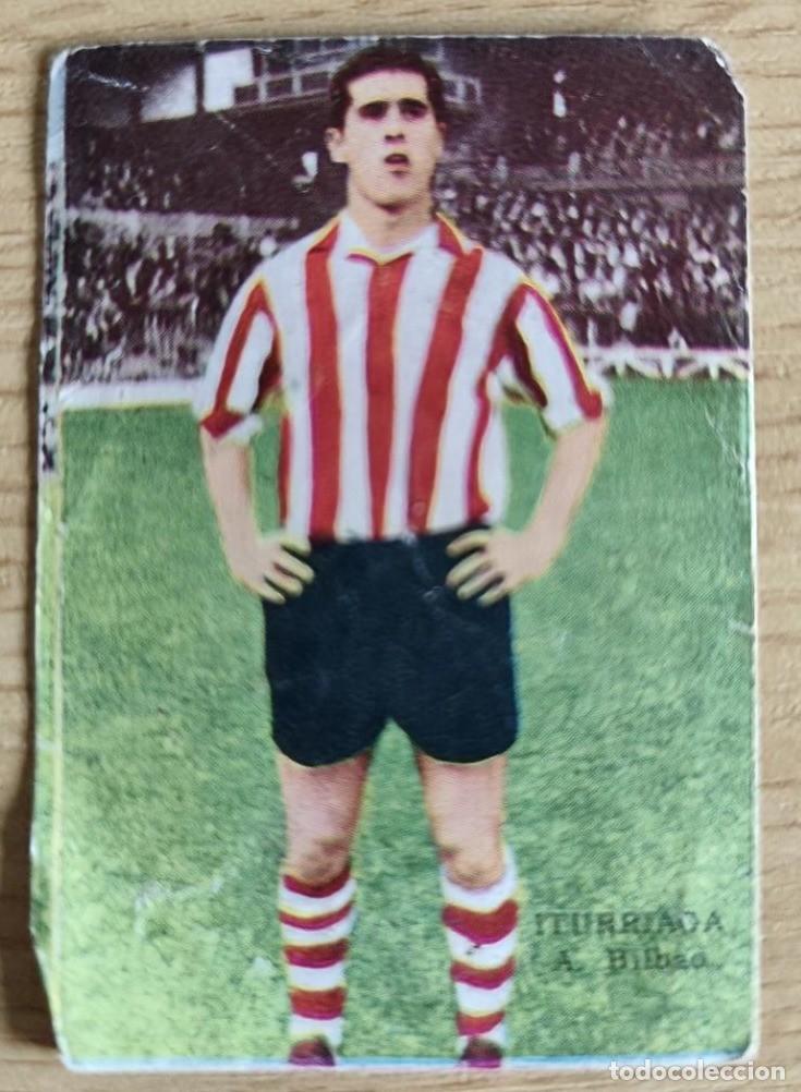 Cromos de Futebol: CROMO FUTBOL ATHLETIC BILBAO- ITURRIAGA- CAMPEONATO DE LIGA 1964- 65 EDITORIAL FHER