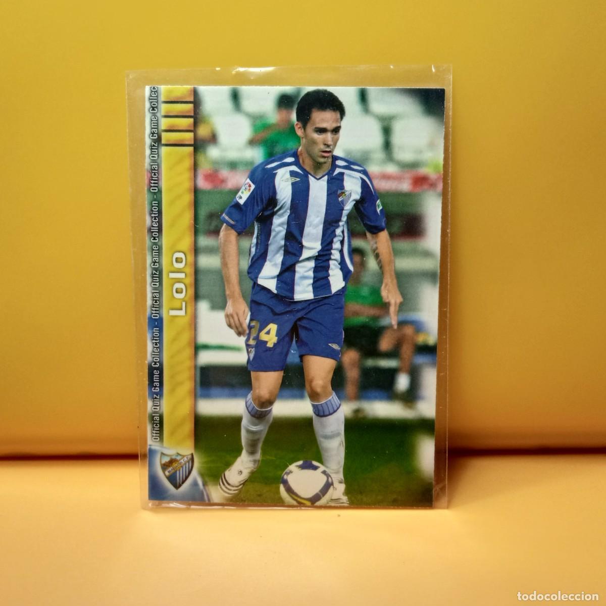 Cromos de f&uacute;tbol: MUNDICROMO 2009 2010 09 10 M&Aacute;LAGA C.F LOLO 202 (BAJA)