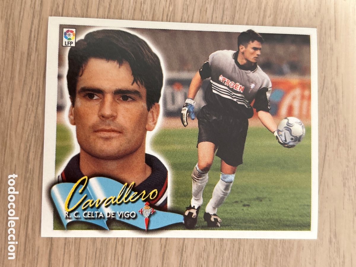 Figurine di Calcio: CAVALLERO CELTA LIGA ESTE 2000 2001 00 01 NUNCA PEGADO SIN PEGAR