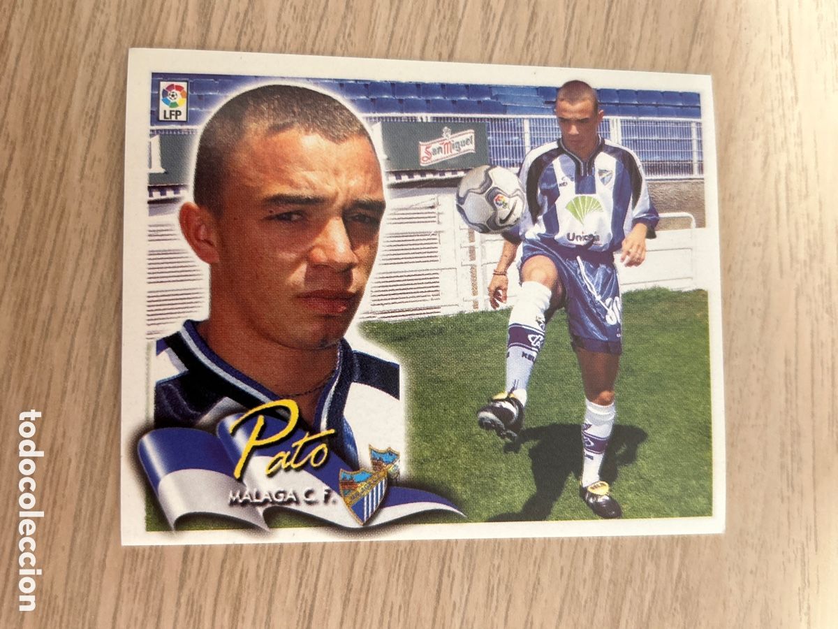 Cartes &agrave; collectionner de Football: PATO MALAGA FICHAJE 7 LIGA ESTE 2000 2001 00 01 NUNCA PEGADO SIN PEGAR