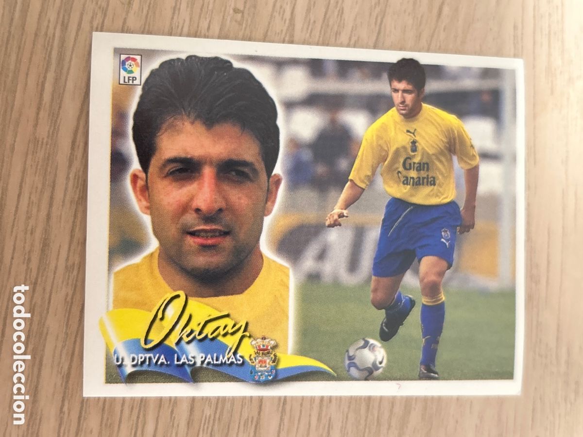 Figurine di Calcio: OKTAY U. D. LAS PALMAS COLOCA LIGA ESTE 2000 2001 00 01 NUNCA PEGADO SIN PEGAR