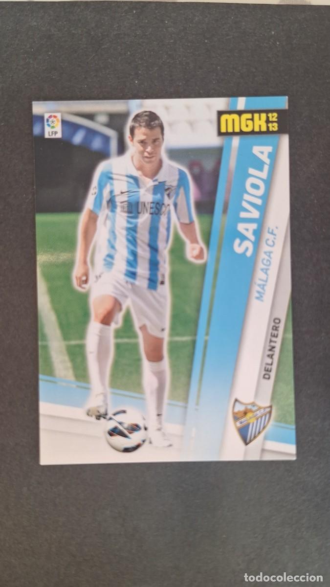Cromos de f&uacute;tbol: L1 SAVIOLA MALAGA C. F. NUEVO FICHAJE 504 PANINI MEGACRACKS 2012 2013 12 13