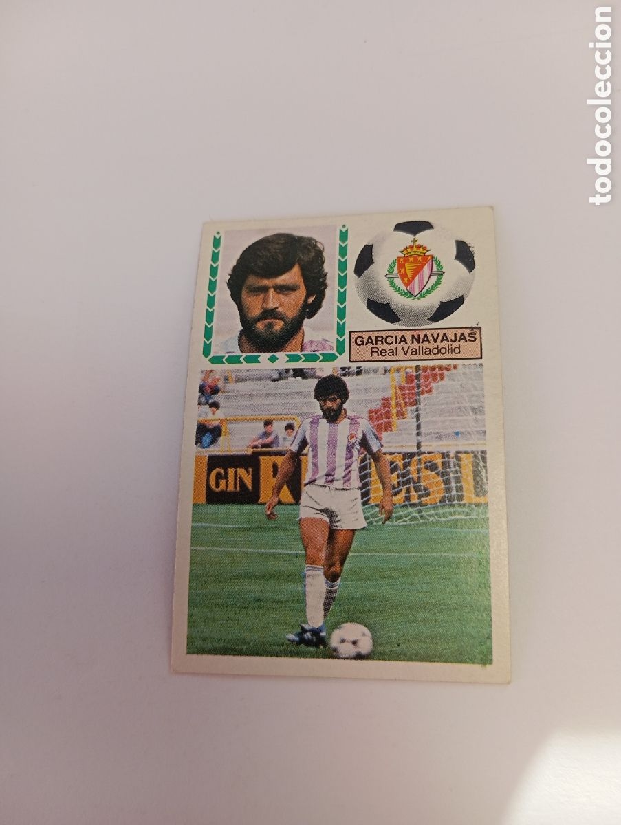 Cromos de f&uacute;tbol: GARC&Iacute;A NAVAJAS Valladolid Liga Este 1983 1984 NUEVO 83 84 SIN PEGAR