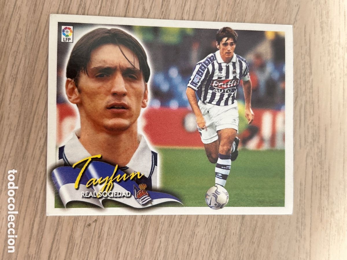 Cromos de f&uacute;tbol: TAYFUN REAL SOCIEDAD LIGA ESTE 2000 2001 00 01 NUNCA PEGADO SIN PEGAR