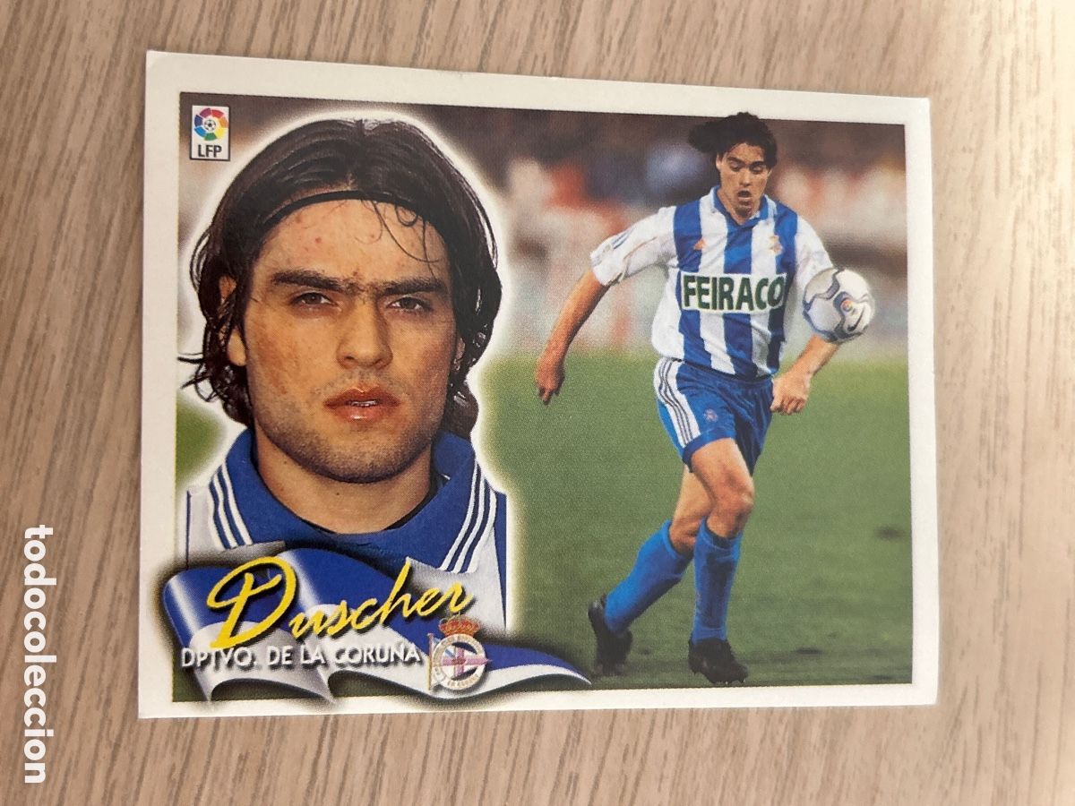 Cartes &agrave; collectionner de Football: DUSCHER DEPORTIVO DE LA CORU&Ntilde;A FICHAJE 12 LIGA ESTE 2000 2001 00 01 NUNCA PEGADO SIN PEGAR