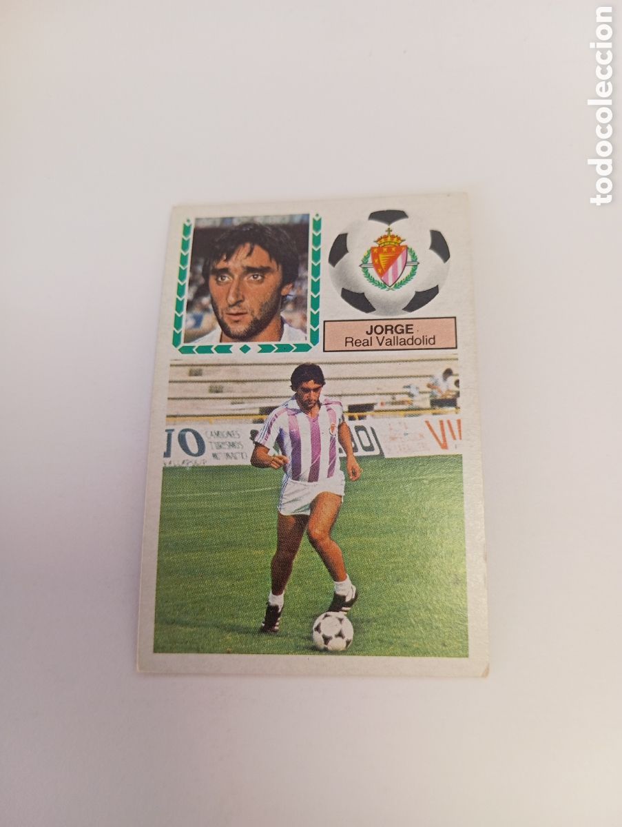 Figurine di Calcio: JORGE Valladolid Liga Este 1983 1984