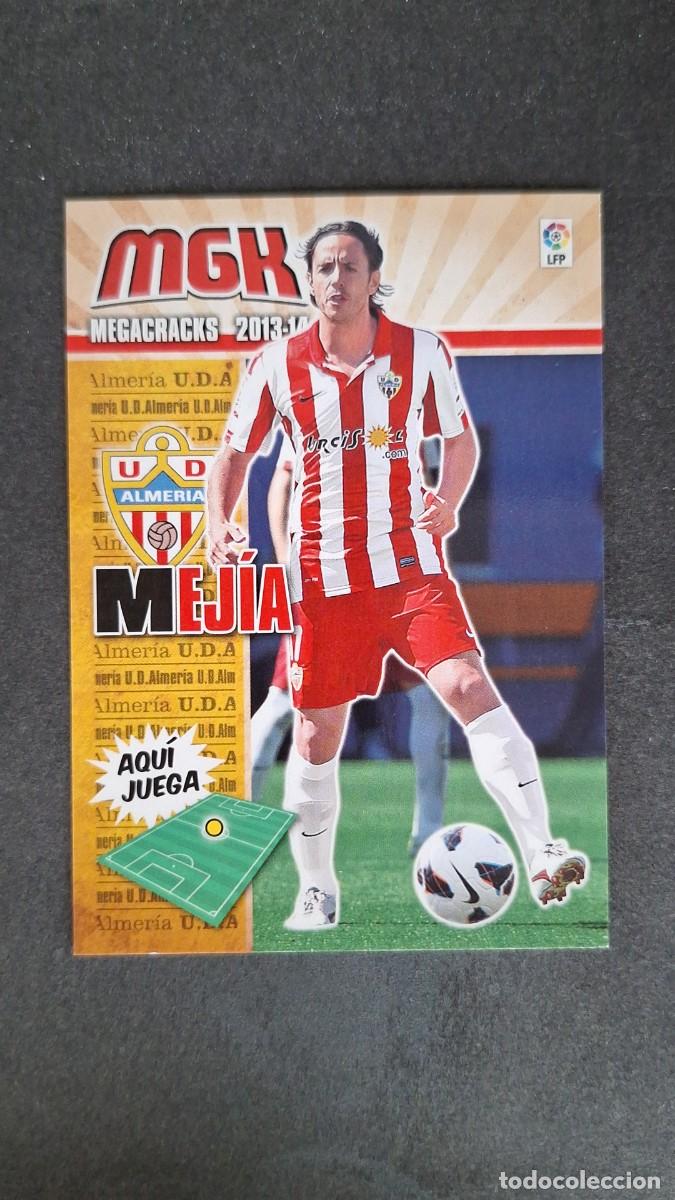 Cromos de f&uacute;tbol: L1 MEJIA U. D. ALMERIA 9 PANINI MEGACRACKS 2013 2014 13 14