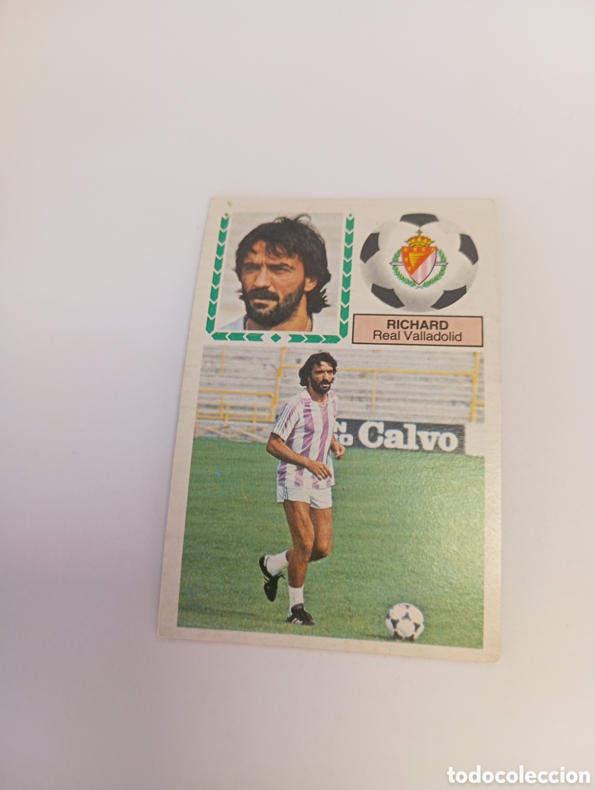 Cromos de f&uacute;tbol: RICHARD Valladolid Liga Este 1983 1984 NUEVO 83 84 SIN PEGAR