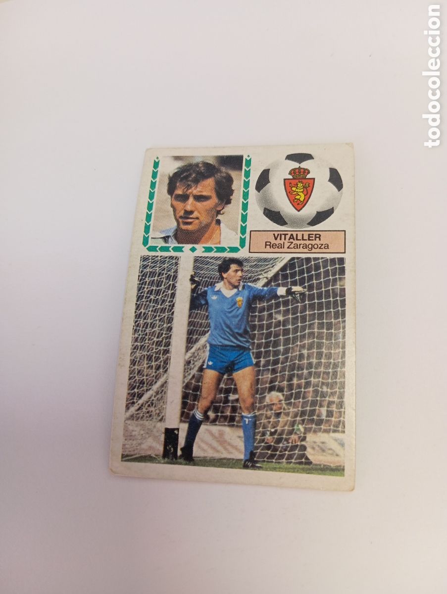 Cromos de f&uacute;tbol: VITALLER Zaragoza Liga Este 1983 1984 NUEVO 83 84 SIN PEGAR