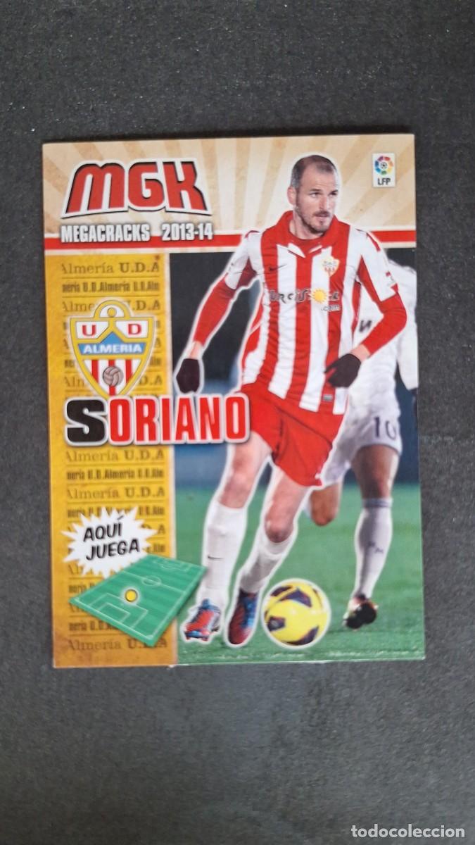 Cromos de f&uacute;tbol: L1 SORIANO U. D. ALMERIA 12 PANINI MEGACRACKS 2013 2014 13 14